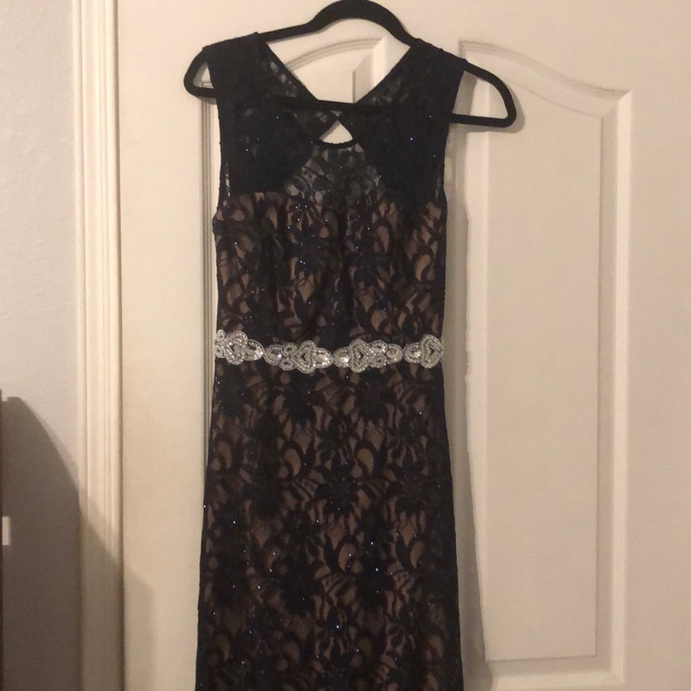 Navy Blue Prom Dress